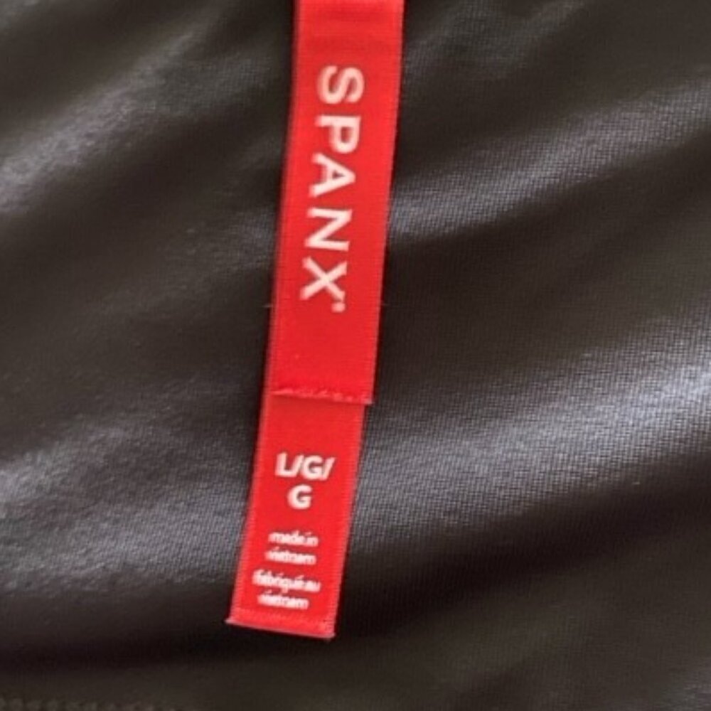 Spanx Quilted Faux Leather Legging Large - Picture 3 of 5